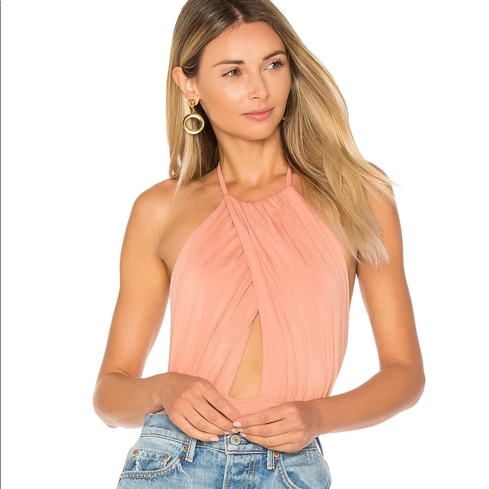 By The Way Rosie Halter Bodysuit